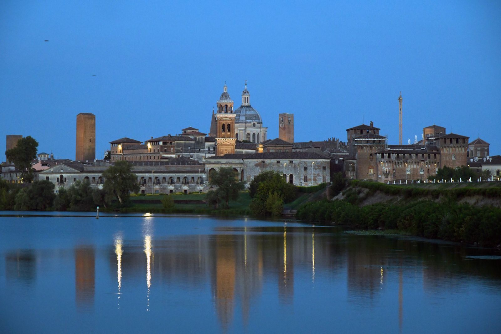 Mantua at twilight